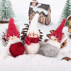 Christmas Decoration Doll Felt Pendant Fabric Dress Up