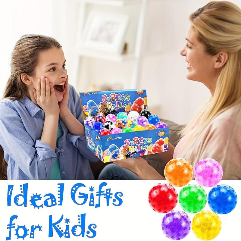 20pcs Stress Balls Squishy Squeeze Balls Bulk Small Sensory Balls Fidget Toys