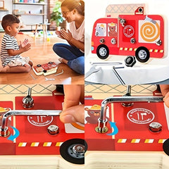 Montessori Wooden Busy Board for Toddler