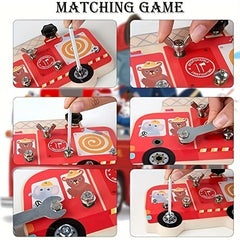 Montessori Wooden Busy Board for Toddler
