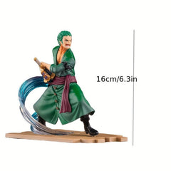 Cartoon Character Statue With Drawn Kick Desktop Decoration