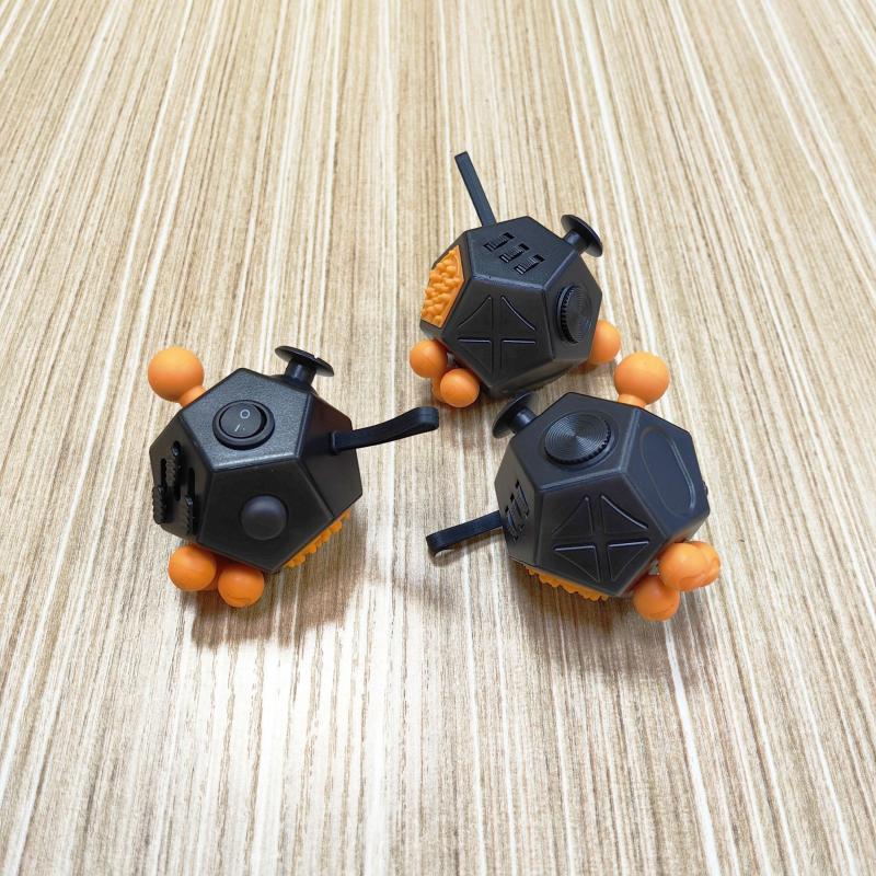 Christmas Anti Stress Toy Finger Press Rotation Anxiety Relief Toy