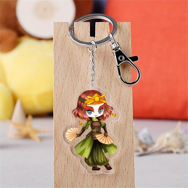 5 49cm Anime Figure Keychain Toys Acrylic Manga Key Ring Accessories
