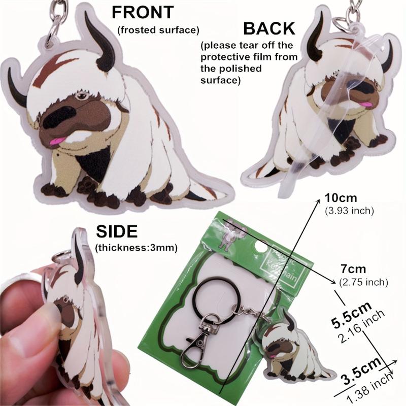 5 49cm Anime Figure Keychain Toys Acrylic Manga Key Ring Accessories