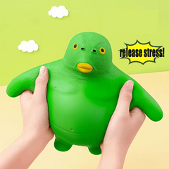 Green Head Fish Decompression Squeeze Toy