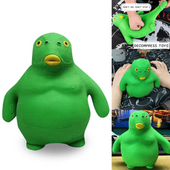 Green Head Fish Decompression Squeeze Toy