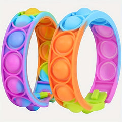 2Pcs Kids Bracelet Toys Party Favors Colorful, Random Colors