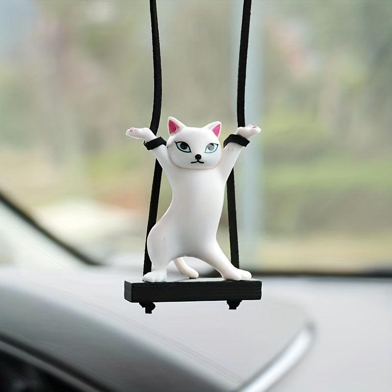Cat Car Pendant Interior Decoration Accessory