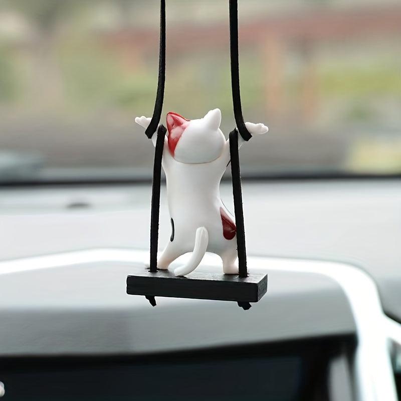Cat Car Pendant Interior Decoration Accessory