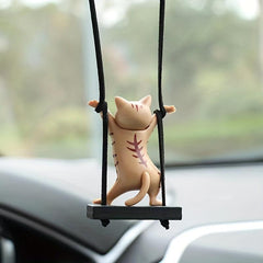 Cat Car Pendant Interior Decoration Accessory