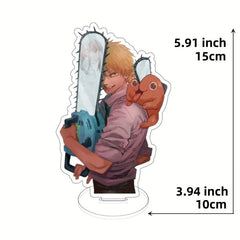 15cm Anime Standing Figure 2D Stand Plated Toys Collectibles Toy