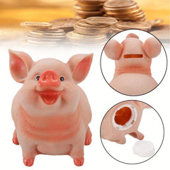 Piggy Bank Resin Craft Coin Bank Pig Shaped Money Box