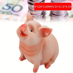 Piggy Bank Resin Craft Coin Bank Pig Shaped Money Box