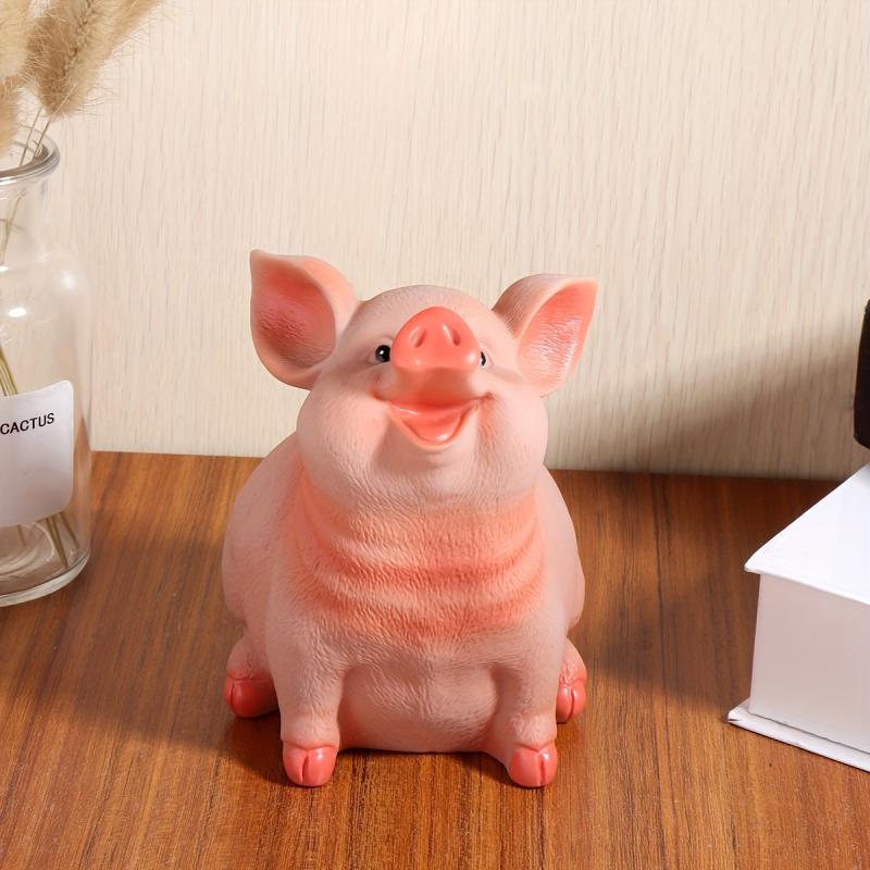 Piggy Bank Resin Craft Coin Bank Pig Shaped Money Box