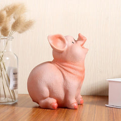 Piggy Bank Resin Craft Coin Bank Pig Shaped Money Box