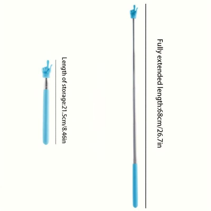 Retractable Teacher Pointer Stainless Steel Telescopic Stick