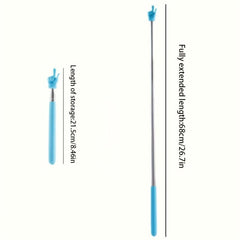 Retractable Teacher Pointer Stainless Steel Telescopic Stick