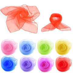 6 Colors Gymnastics Scarves For Outdoor Game Toys Dancing And Juggling