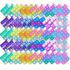 Mini Fidget Toys Bulk 24Pack Random Party Favors For Kids Push Pops