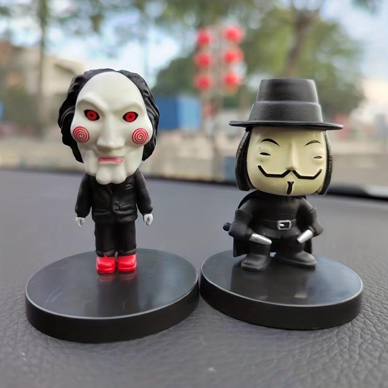 2pcs Funny Halloween Dolls Horror Characters Decor