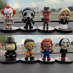 2pcs Funny Halloween Dolls Horror Characters Decor