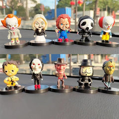 2pcs Funny Halloween Dolls Horror Characters Decor