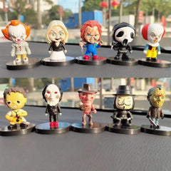 2pcs Funny Halloween Dolls Horror Characters Decor