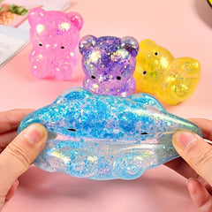 5pcs Maltose Bear Squeeze Vent Toy Gift For Children