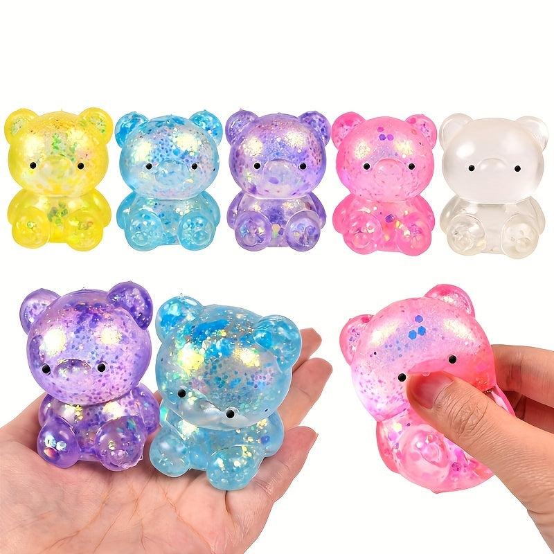 5pcs Maltose Bear Squeeze Vent Toy Gift For Children