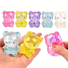 5pcs Maltose Bear Squeeze Vent Toy Gift For Children
