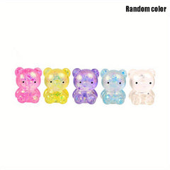 5pcs Maltose Bear Squeeze Vent Toy Gift For Children