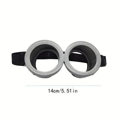 Yellow Little Man Glasses Props for Cosplay Halloween Christmas