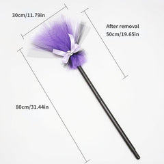 Halloween Props Magic Broom Witch Broom