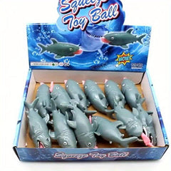 Shark Stress Relief Squeeze Toy Gag Gift