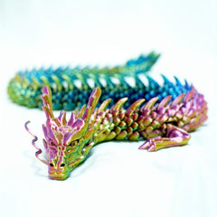 3D Printed Dragon Ornament Seven Dragon Beads Model Gift - Unique Design