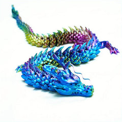 3D Printed Dragon Ornament Seven Dragon Beads Model Gift - Unique Design