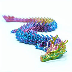3D Printed Dragon Ornament Seven Dragon Beads Model Gift - Unique Design