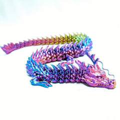 3D Printed Dragon Ornament Seven Dragon Beads Model Gift - Unique Design