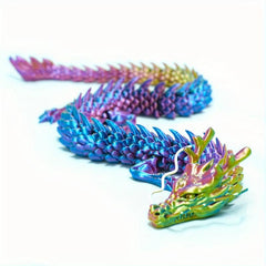 3D Printed Dragon Ornament Seven Dragon Beads Model Gift - Unique Design