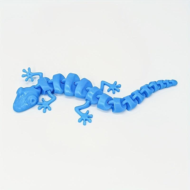 Plastic Gecko Bone Pendant Fidget Toy Halloween Tricky Lizard Joints Gift
