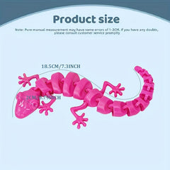 Plastic Gecko Bone Pendant Fidget Toy Halloween Tricky Lizard Joints Gift