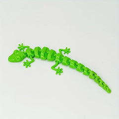 Plastic Gecko Bone Pendant Fidget Toy Halloween Tricky Lizard Joints Gift