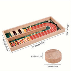 Wooden Bouncing Chess Interactive Game
