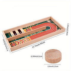 Wooden Bouncing Chess Interactive Game