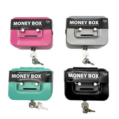 Mini Cash Box With Coin Slot Lock Box For Kids