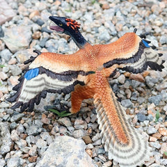 Static Plastic Dinosaur Model Small Archaeopteryx Pterosaur Hand Toy