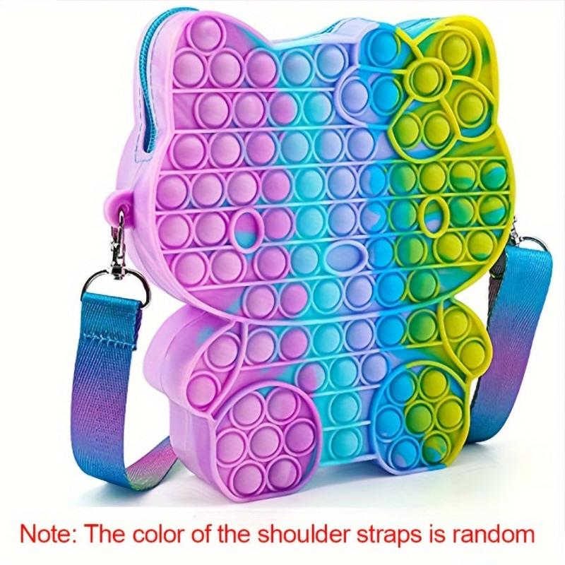 Silicone Pop Purse Fidget Bag for Girls