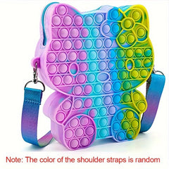 Silicone Pop Purse Fidget Bag for Girls