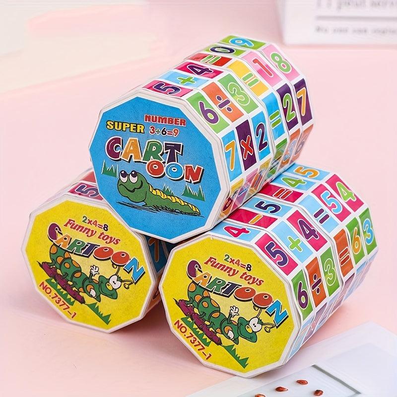Math Learning Cylinder Set - Addition Subtraction Multiplication Division
