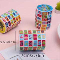 Math Learning Cylinder Set - Addition Subtraction Multiplication Division